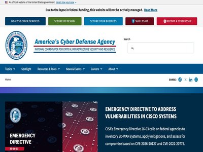 CISA Current Activity